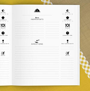 My Favorite Recipes: Blank Recipe Book to Write In: Collect the Recipes You Love in Your Own Custom Cookbook, (100Recipe Journa,Used