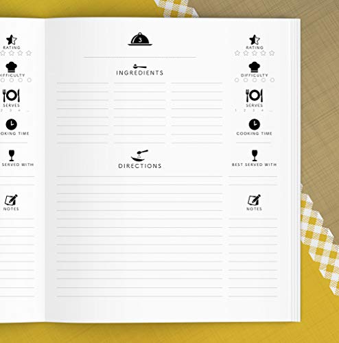 My Favorite Recipes: Blank Recipe Book to Write In: Collect the Recipes You Love in Your Own Custom Cookbook, (100Recipe Journa,Used