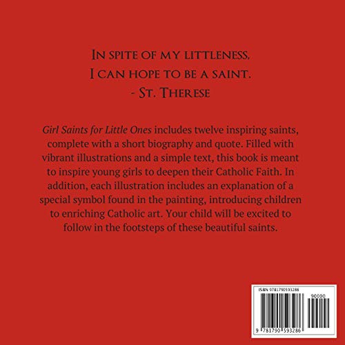 Girl Saints For Little Ones (Little Ones Series),New