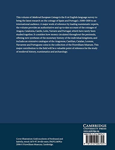 Medieval European Coinage: Volume 6, The Iberian Peninsula (Medieval European Coinage, Series Number 6),Used