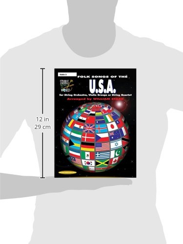 Strings Around the World  Folk Songs of the U.S.A.: Violin 3,Used