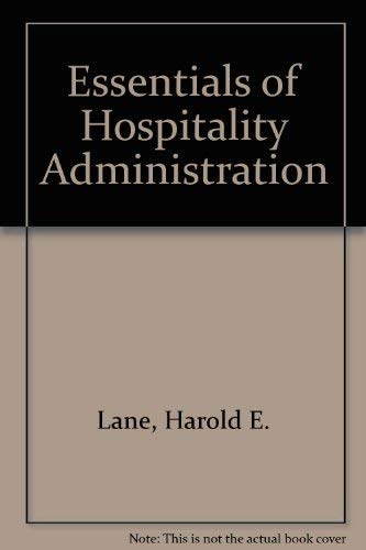 Essentials of Hospitality Administration,Used