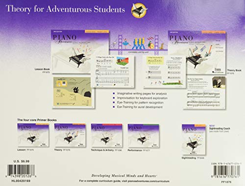 Piano Adventures  Theory Book  Primer Level,New