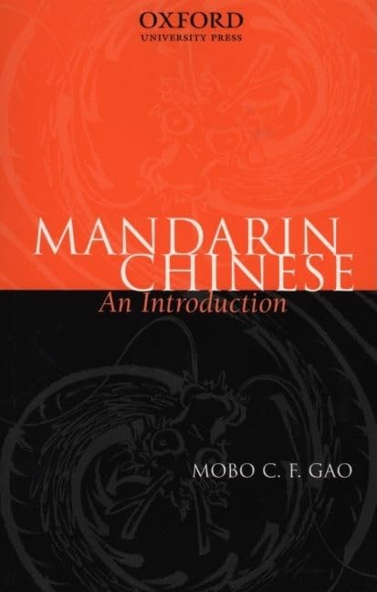 Mandarin Chinese: An Introduction,New