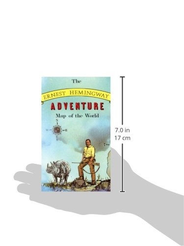 Ernest Hemingway Adventure Map of the World,New