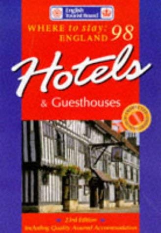 Where to Stay England 98: Hotels & Guesthouses (Annual),Used