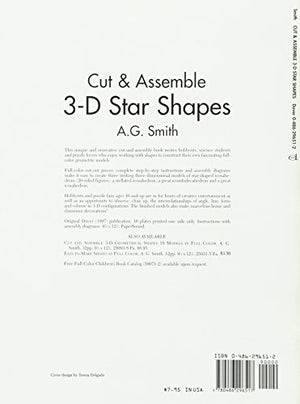 Cut & Assemble 3D Star Shapes (Dover Children's Activity Books),Used