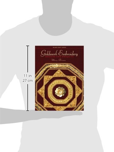 Sally Milner Publishing Goldwork Embroidery Book: Designs and Projects for Craft Enthusiasts
