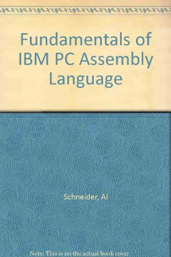 Fundamentals of IBM PC Assembly Language,Used