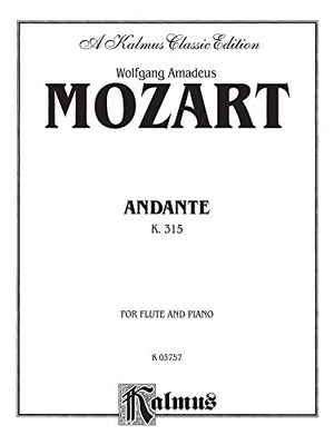 Andante for Flute, K. 315 (C Major) (Orch.): Part(s) (Kalmus Edition),Used