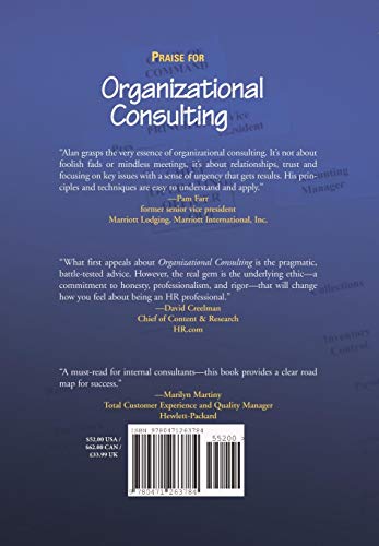Organizational Consulting: How to Be an Effective Internal Change Agent,Used