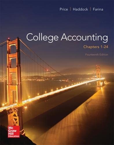College Accounting (Chapters 124),Used