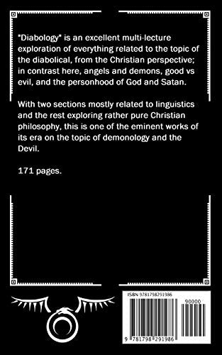 Diabology: The Person and Kingdom of Satan,Used