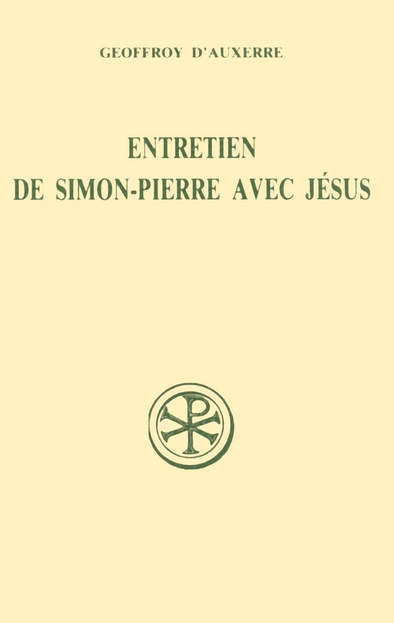 SC 364 Entretien de SimonPierre avec Jsus,Used