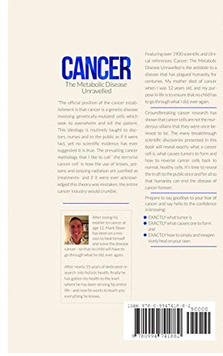 Cancer: The Metabolic Disease Unravelled,Used