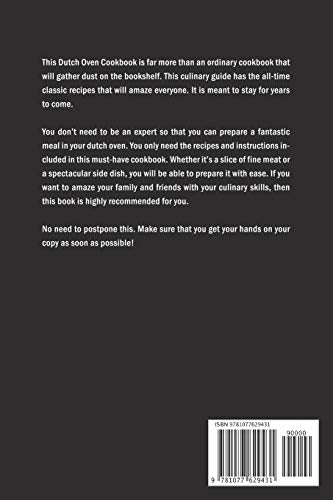 A MustHave Dutch Oven Cookbook: The Finest Selection of Dutch Oven Recipes,Used