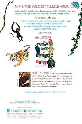 Will Shortz Presents the Jungle Book of Sudoku for Kids: 150 Fun Puzzles!,Used
