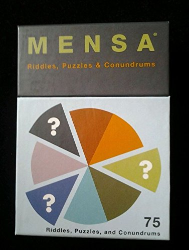 MENSA: Riddles, Puzzles, & Conundrums,Used