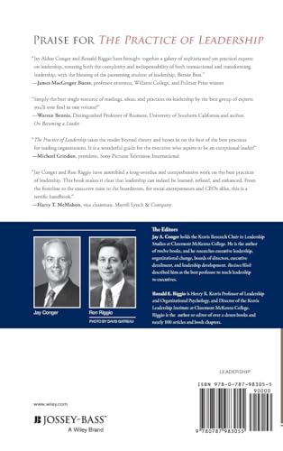The Practice of Leadership: Developing the Next Generation of Leaders,Used
