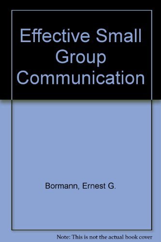 Effective Small Group Communication,Used