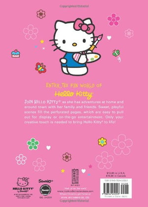Hello Kitty Fun, Friendly Doodles: Supercute FullColor Pictures to Create and Complete,Used