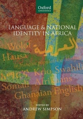 Language And National Identity In Africa,Used