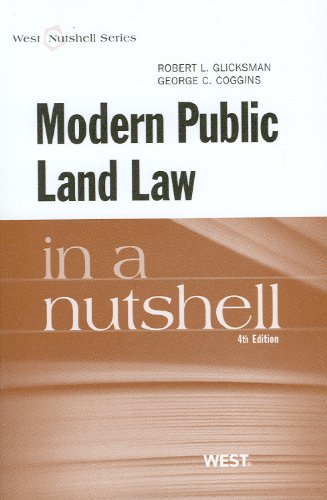 Modern Public Land Law in a Nutshell (Nutshells),Used