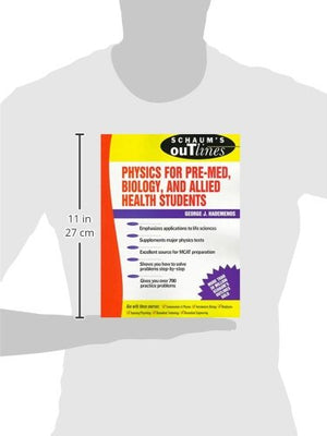 Schaum's Outline of Theory and Problems of Physics for PreMed, Biology, and Allied Health Students,Used
