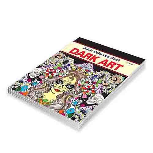 Dark Art - Adult Colouring Book : Relaxing Art Coloring, Colouring Book For Peace And Relaxation, Adult Coloring Book For Stress Relief, Creative Coloring For Adults