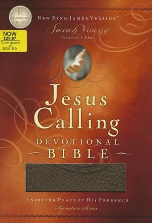 Nkjv Jesus Calling Devotional Bible, Chocolagte, Soft Leatherlook