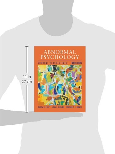 Abnormal Psychology: Current Perspectives with MindMAP Plus CDROM,Used
