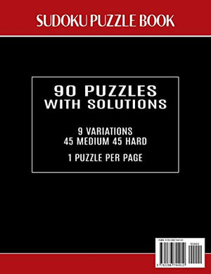 Sudoku Puzzle Book Variations: Nine Different Challenging Sudoku Styles For Advanced Players (Variations Series),Used