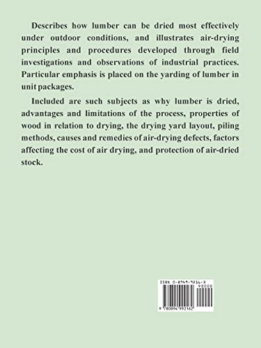 Air Drying of Lumber: A Guide to Industry Practices,Used