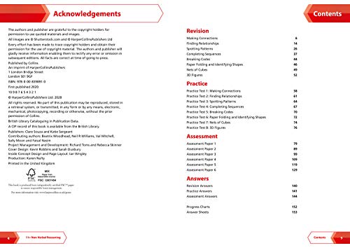 NonVerbal Reasoning Complete Revision, Practice & Assessment for CEM: 11+,Used