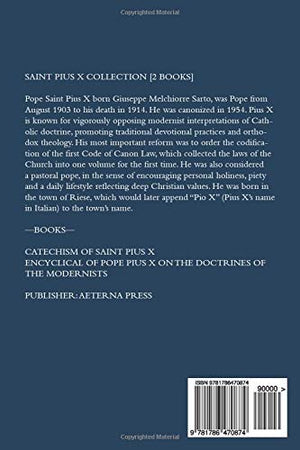 Saint Pius X Collection: 2 Books-new