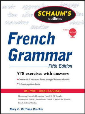 Schaum's Outline of French Grammar, 5ed (Schaum's Outline Series),Used