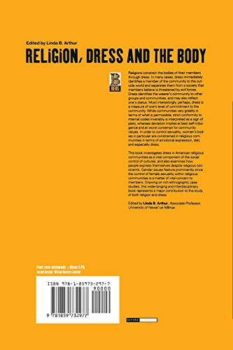 Religion, Dress And The Body (Dress, Body, Culture),Used