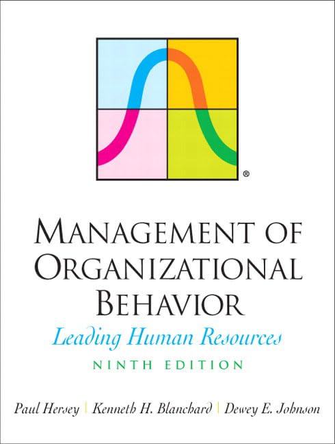 Management of Organizational Behavior: Leading Human Resources,Used
