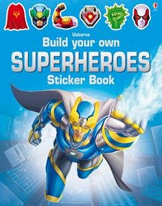 Build Your Own Superheroes Sticker Book,Used