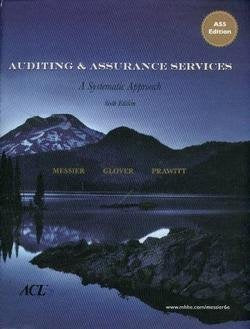 Auditing & Assurance Services: A Systematic Approach, 6Th Edition,Used