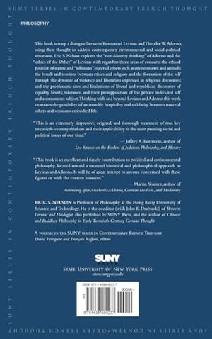 Levinas, Adorno, and the Ethics of the Material Other (Suny Series in Contemporary French Thought),Used