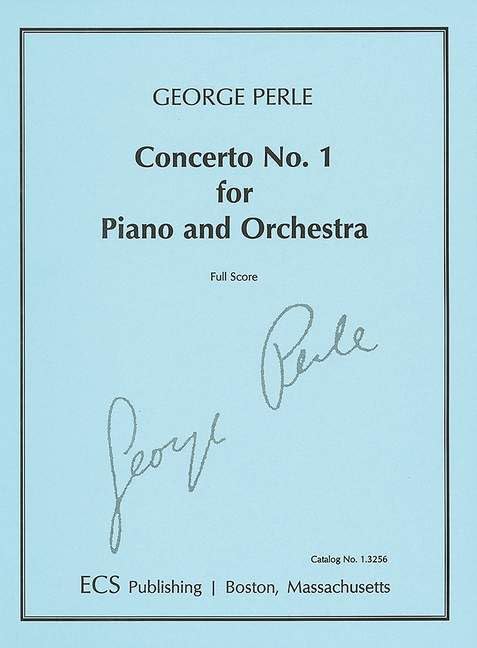 Concerto No. 1: for piano and orchestra. piano and orchestra. Partition.,Used