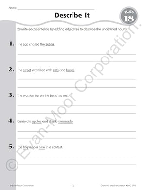 Grammar and Punctuation, Grade 4,New