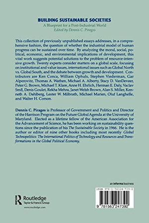 Building Sustainable Societies: A Blueprint for a Postindustrial World,Used