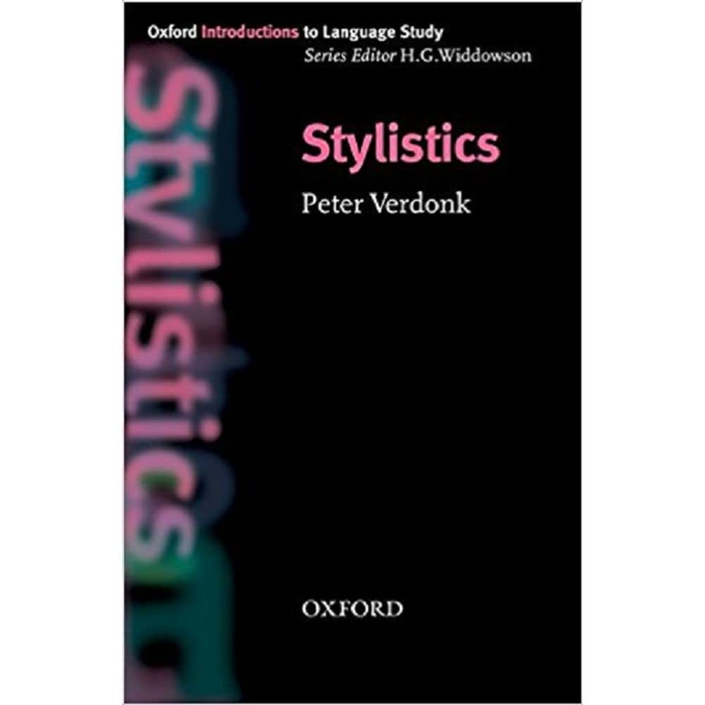 Stylistics (Oxford Introduction to Language Study Series),Used