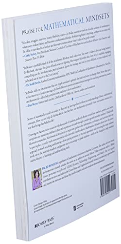 Mathematical Mindsets: Unleashing Students' Potential Through Creative Math, Inspiring Messages And Innovative Teaching-used