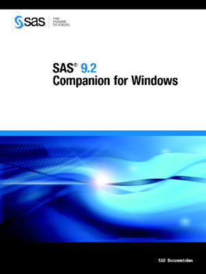 Sas 9.2 Companion for Windows,Used