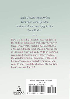 Be Still and Know: 365 Days of Hope and Encouragement for Women,Used