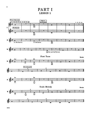Beeler Method for the Cornet Book 1 (Walter Beeler Series for Brass Instruments),New
