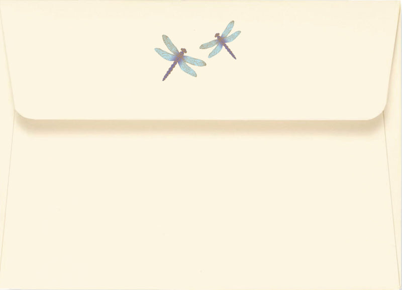 Blue Dragonfly Stationery Set (Boxed Stationery),Used
